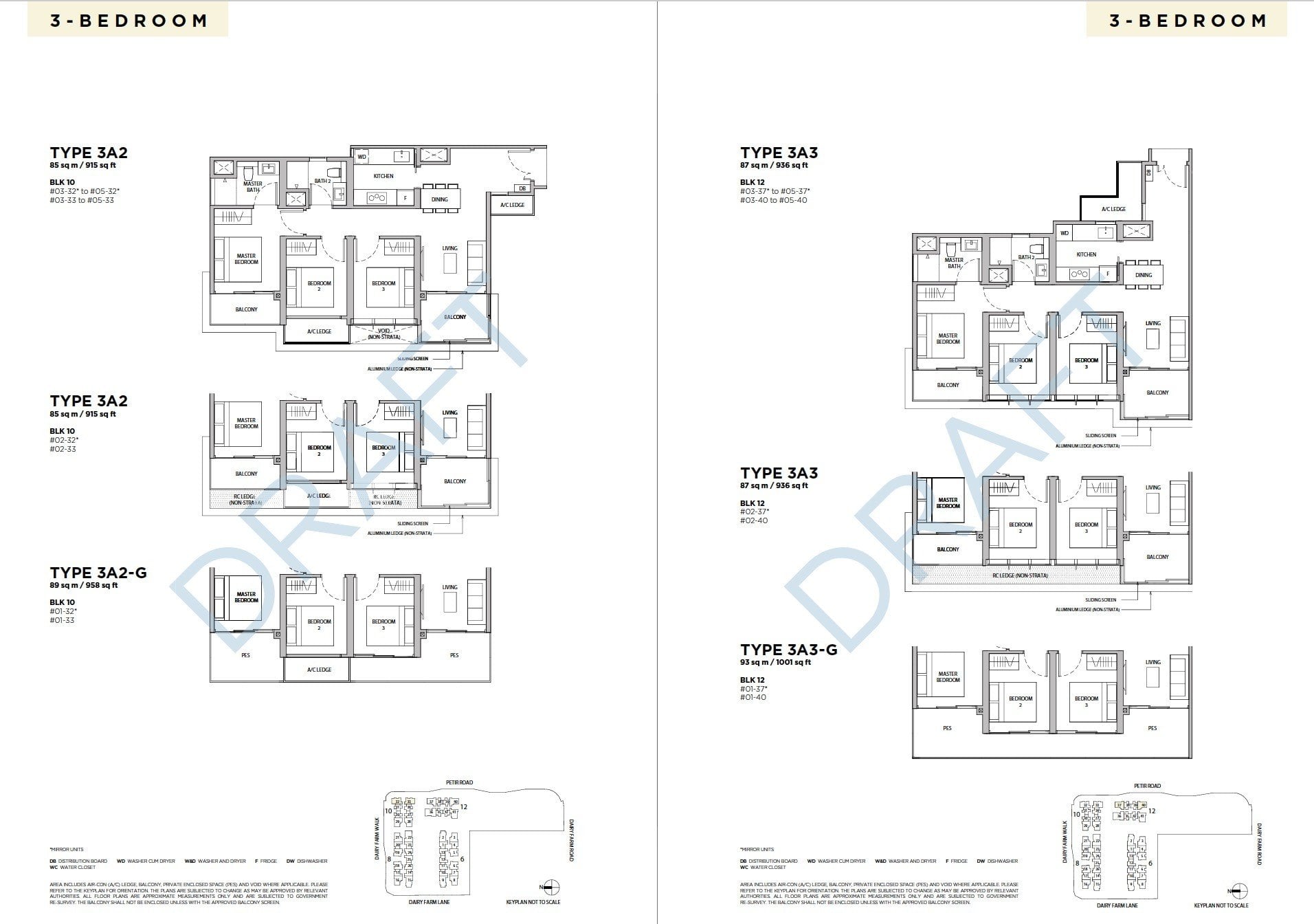 Dairy-Farm-Residences-Floor Plan 3BR