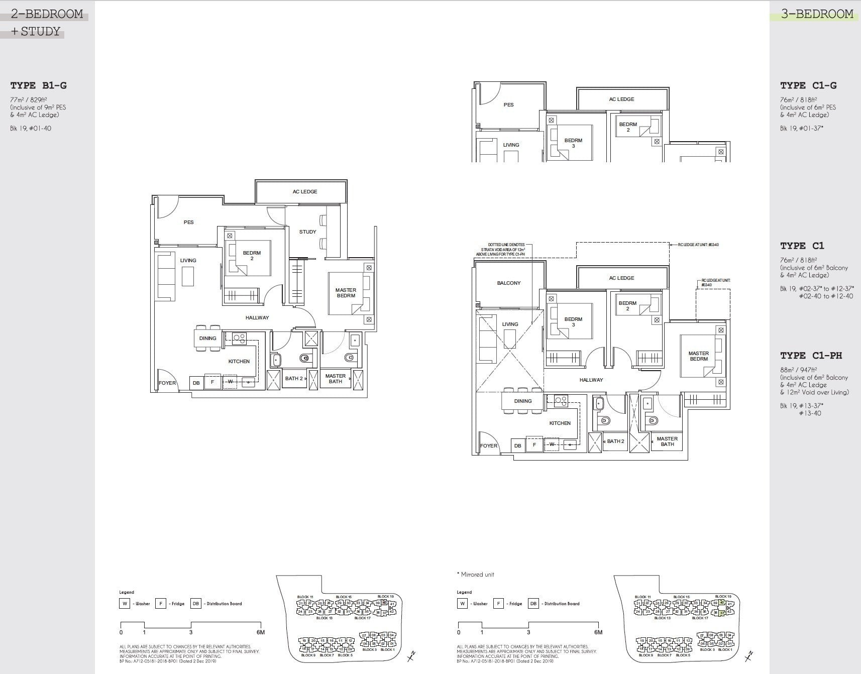 Parc Canberra floor plan floor plan 3BR-1