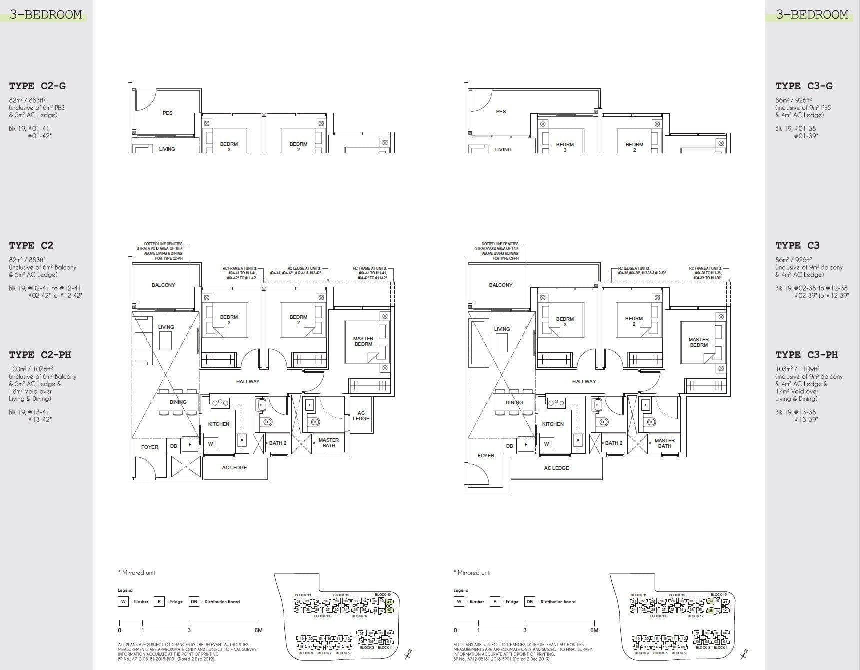 Parc Canberra floor plan floor plan 3BR-2