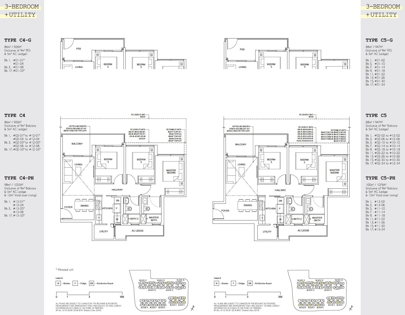 Parc Canberra floor plan floor plan 3BR-3