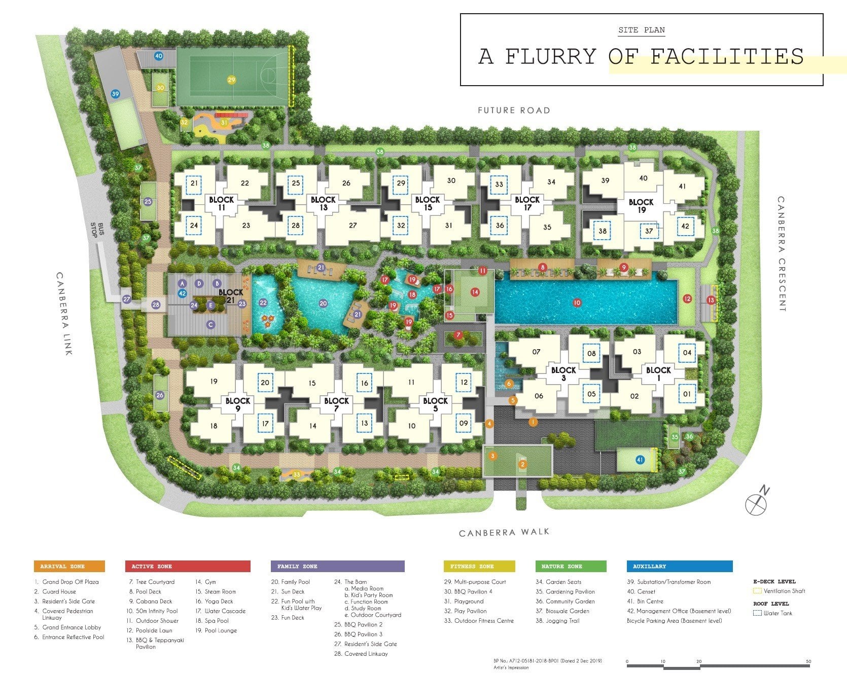 Parc Canberra site plan