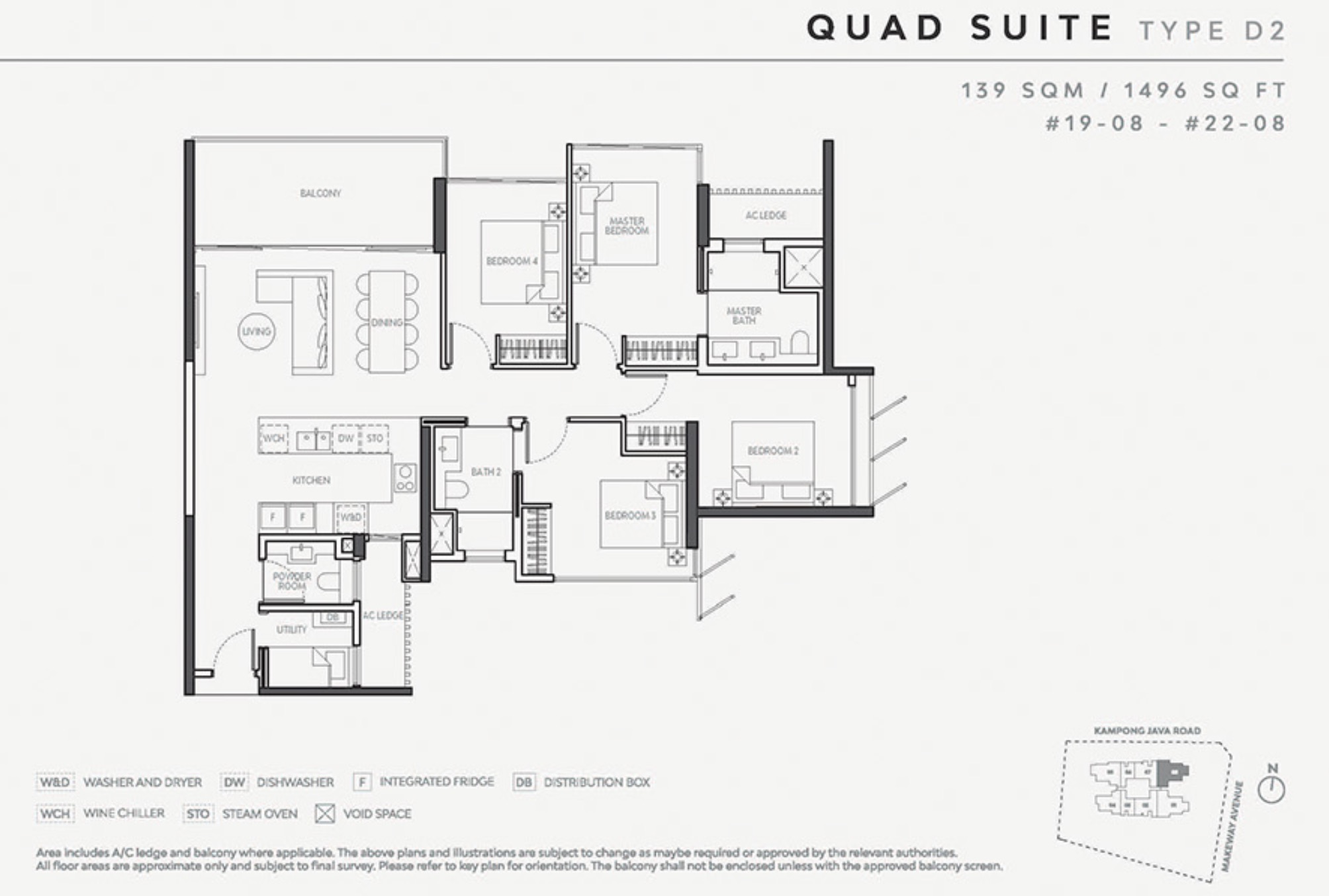 Atelier Newton Floor Plan 4BR