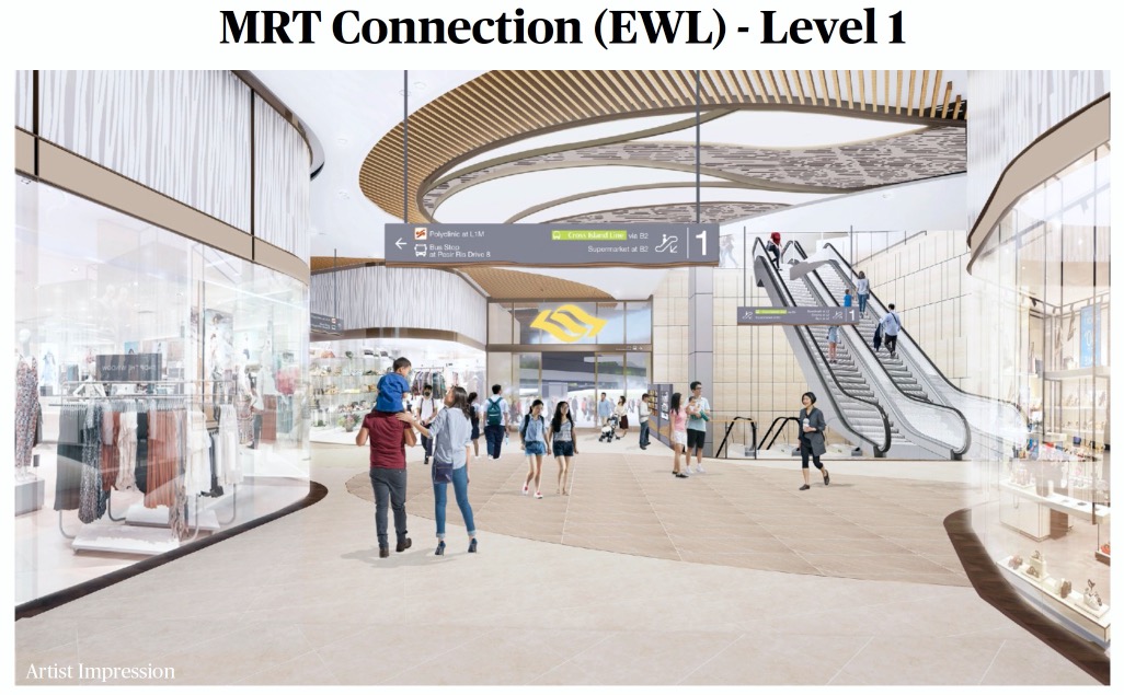 Pasir Ris 8-Pasir Ris Mall connecting MRT