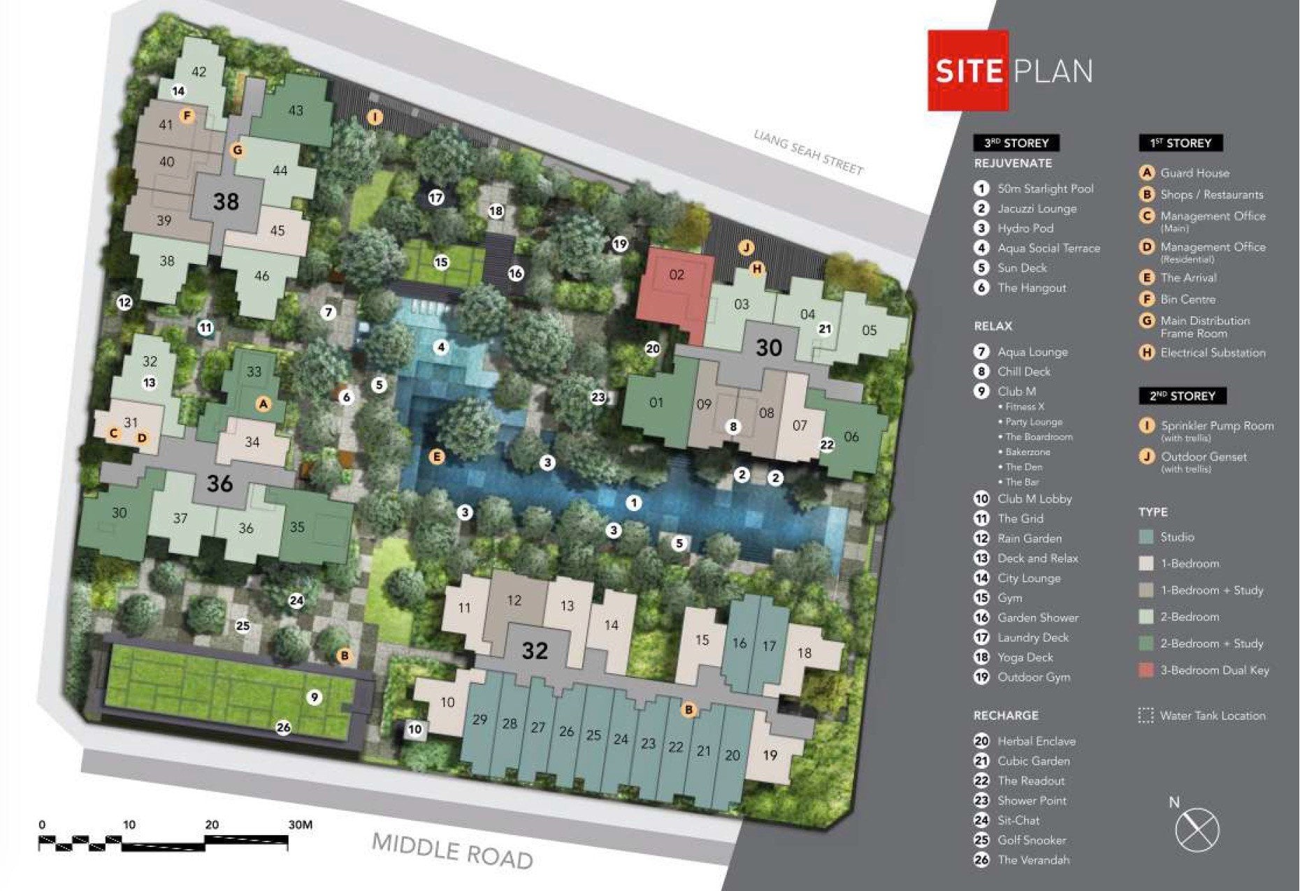 The M Bugis site plan