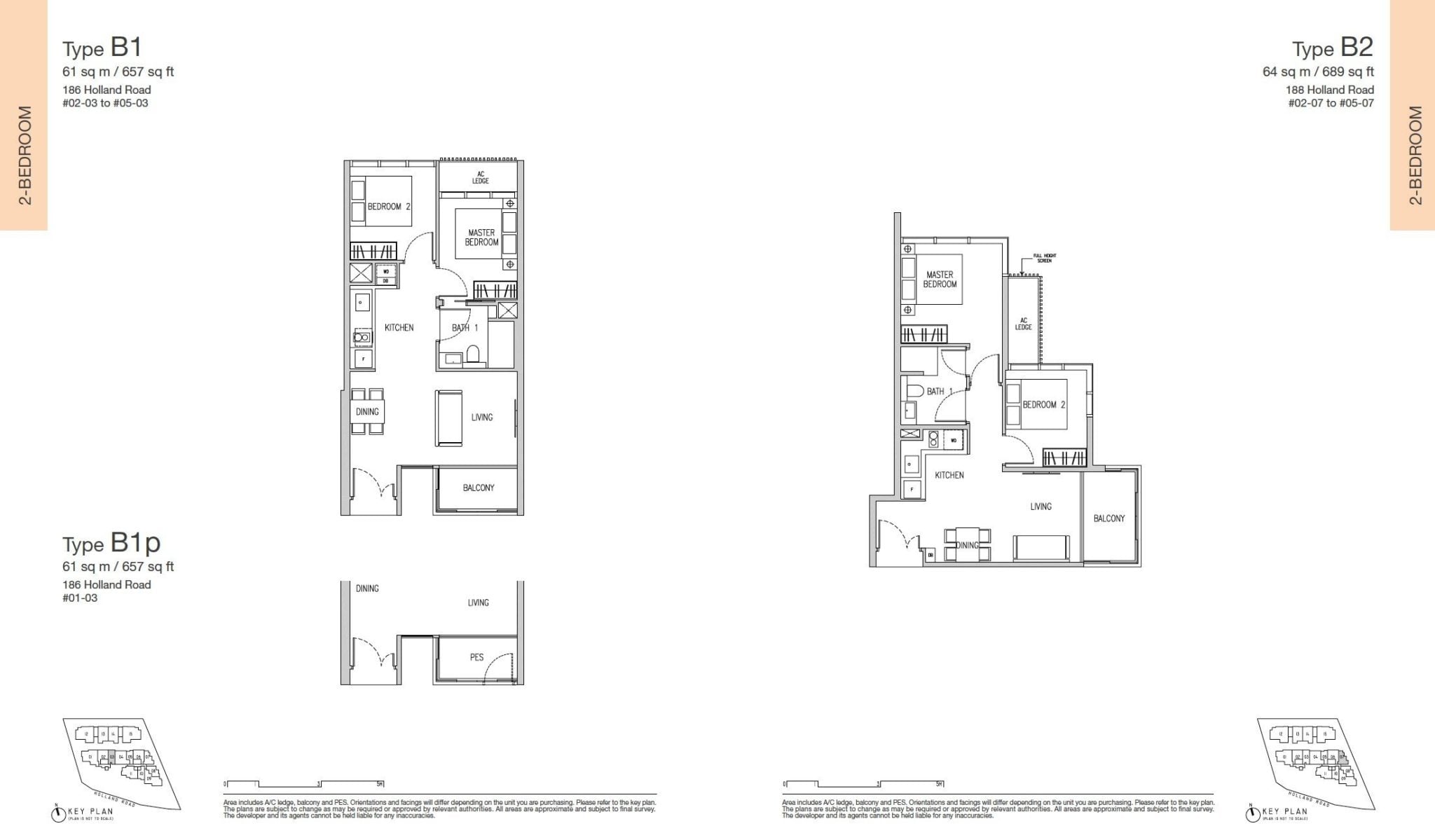 Van Holland floor plan 2BR