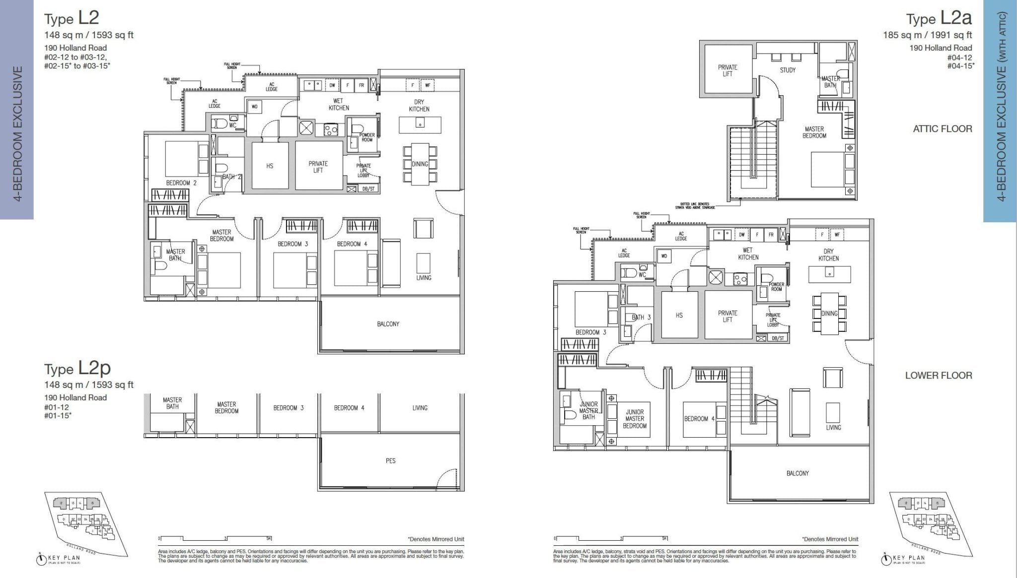 Van Holland floor plan 4BR