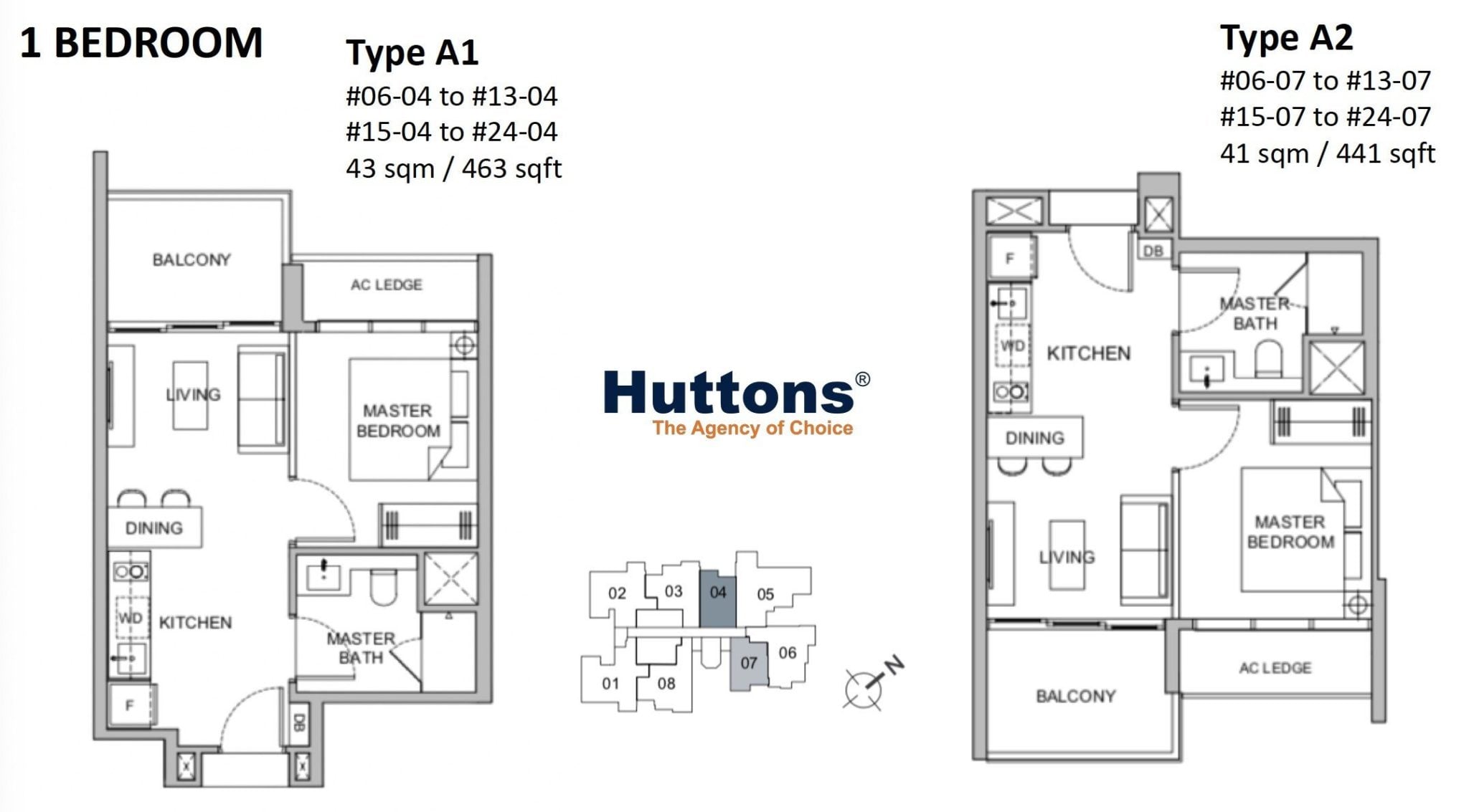 Verticus-floor plan 1BR