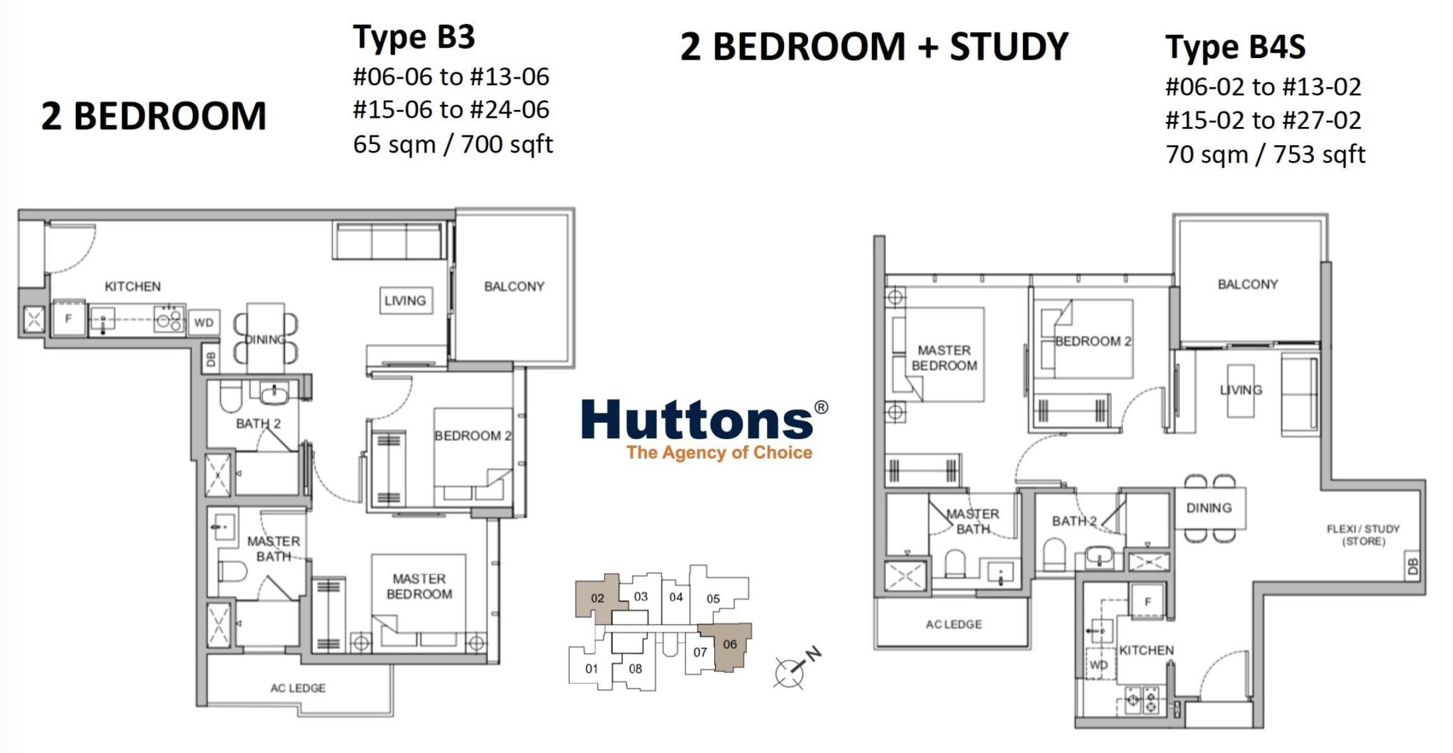 Verticus-floor plan 2BR-2