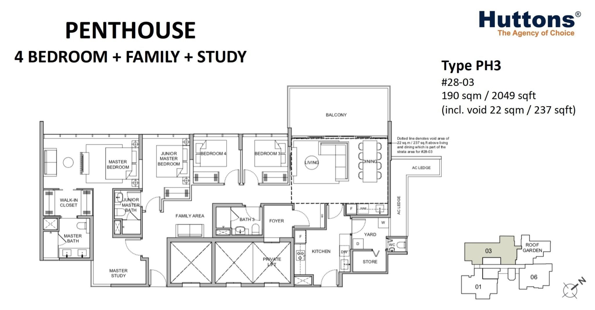 Verticus-floor plan 4BR Penthouse