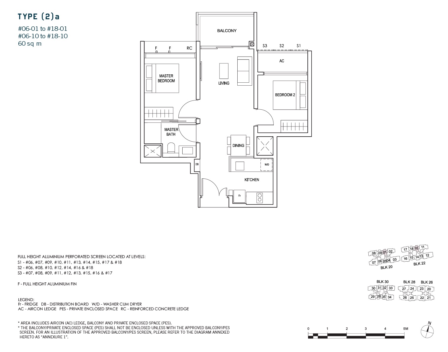 penrose-sims-floorplan 2BR 1Bath