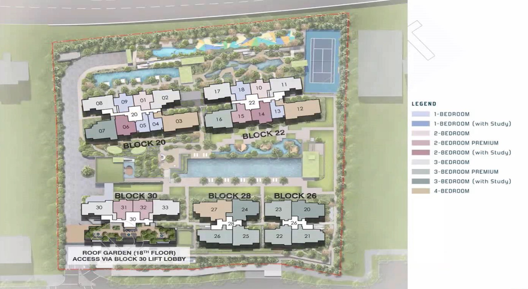 penrose-sims-site plan