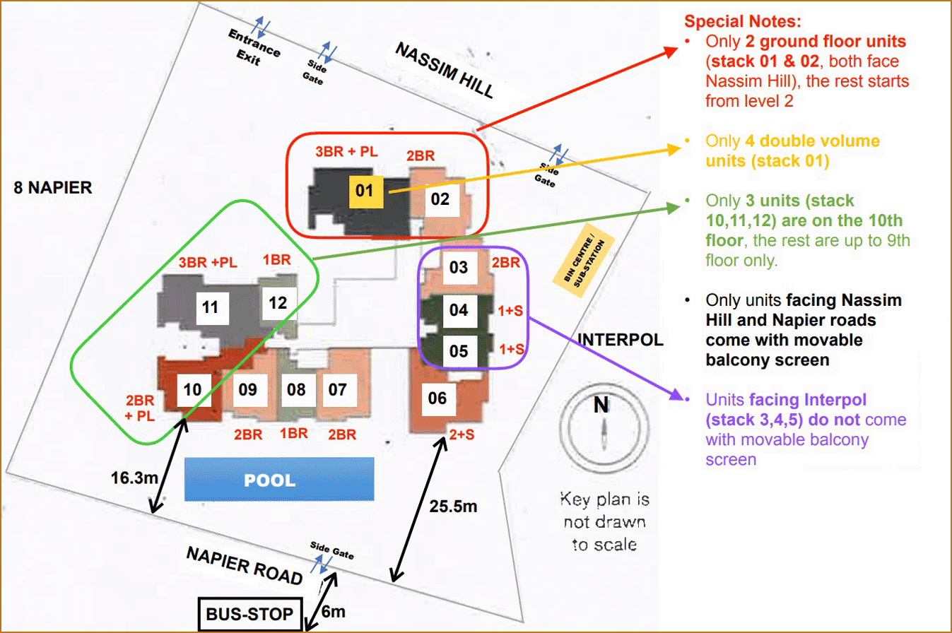 19 Nassim Condo site plan