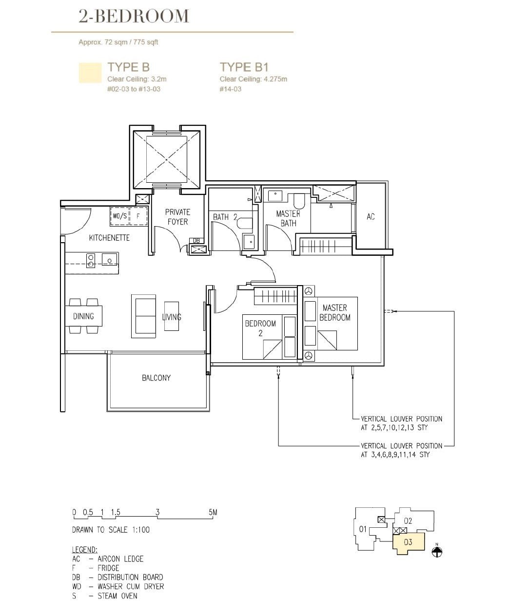 Cairnhill-16-Orchard Floor Plan Type B