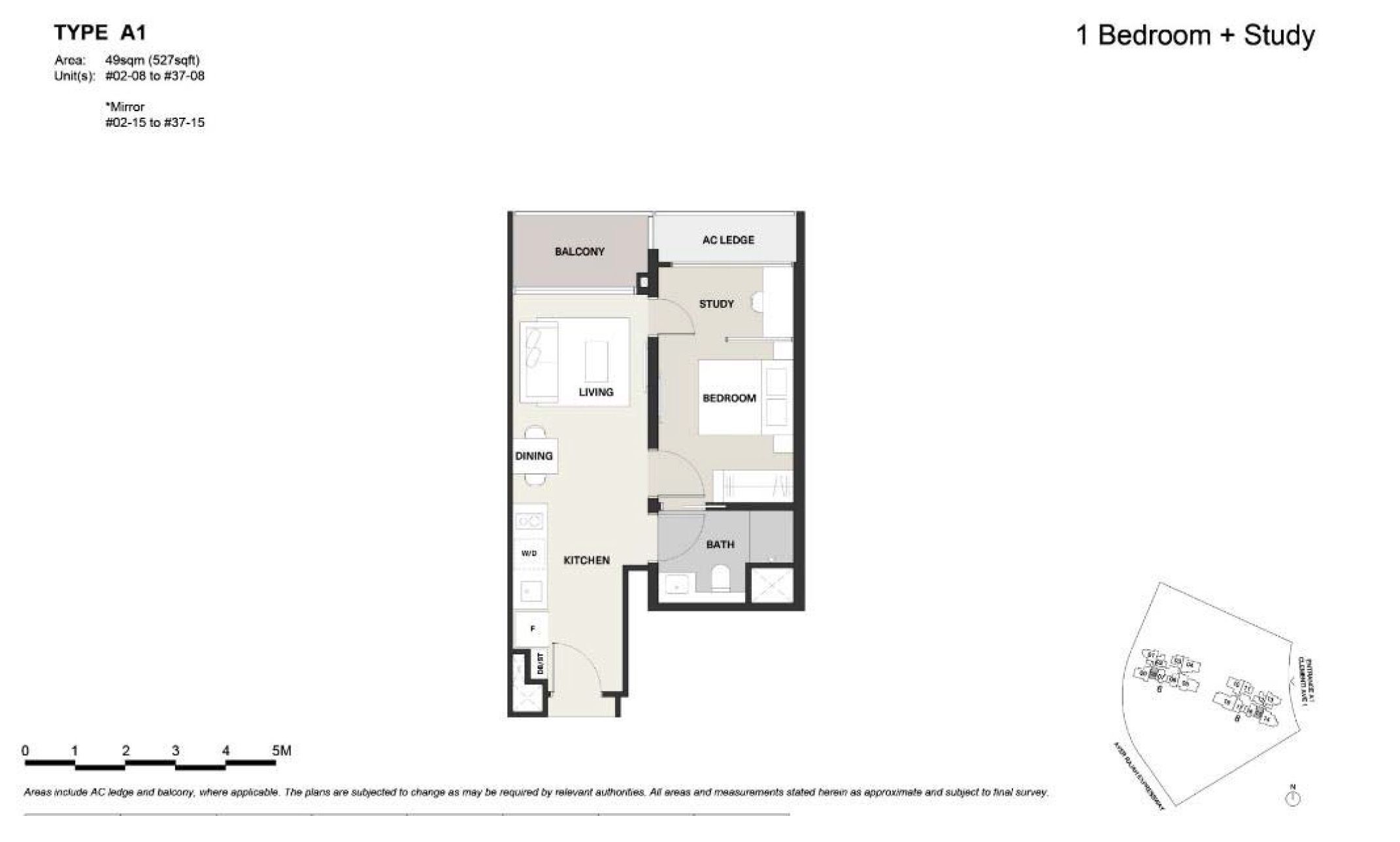 Clavon-Floor Plan 1+S