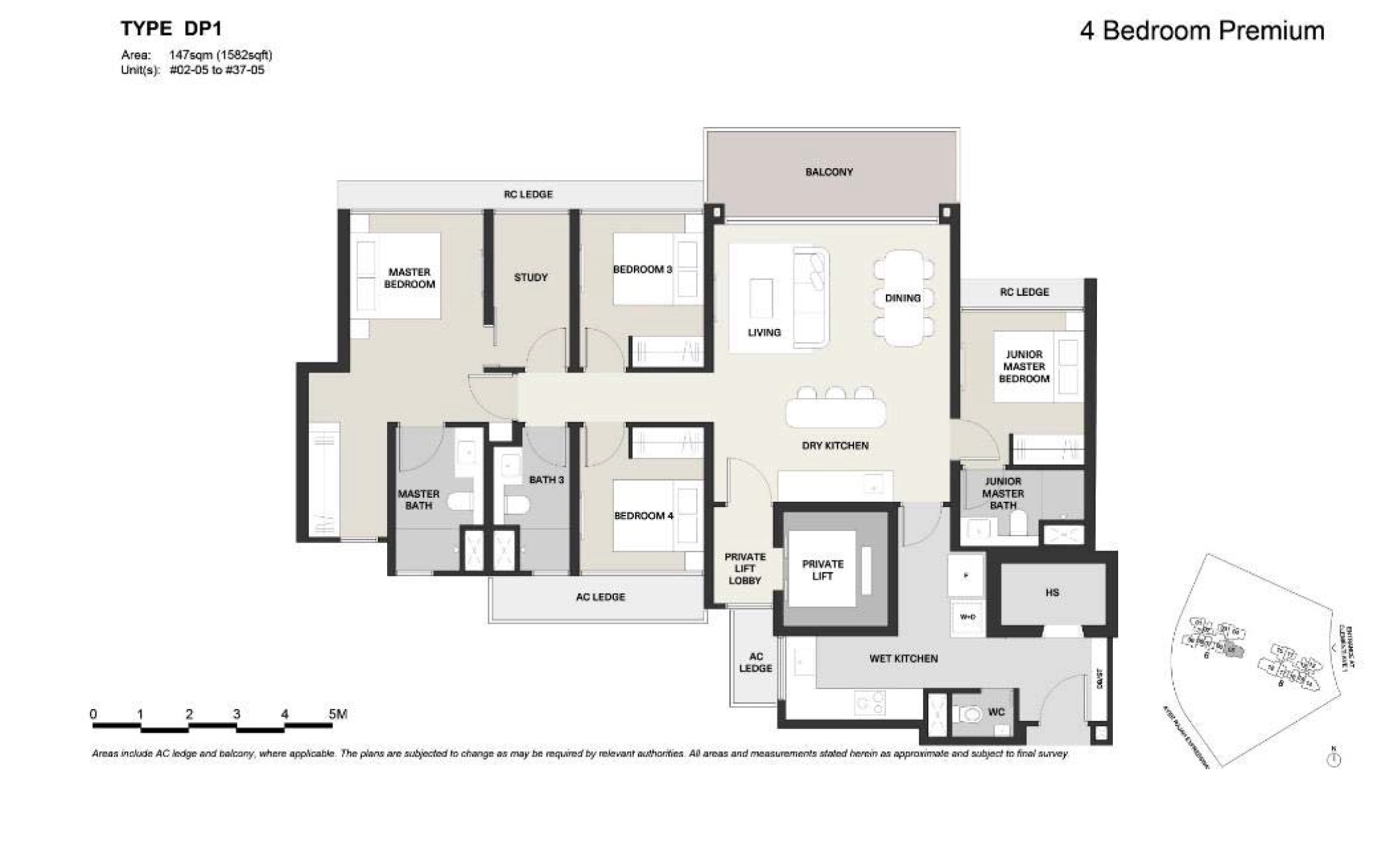 Clavon-Floor Plan 4BR DP1