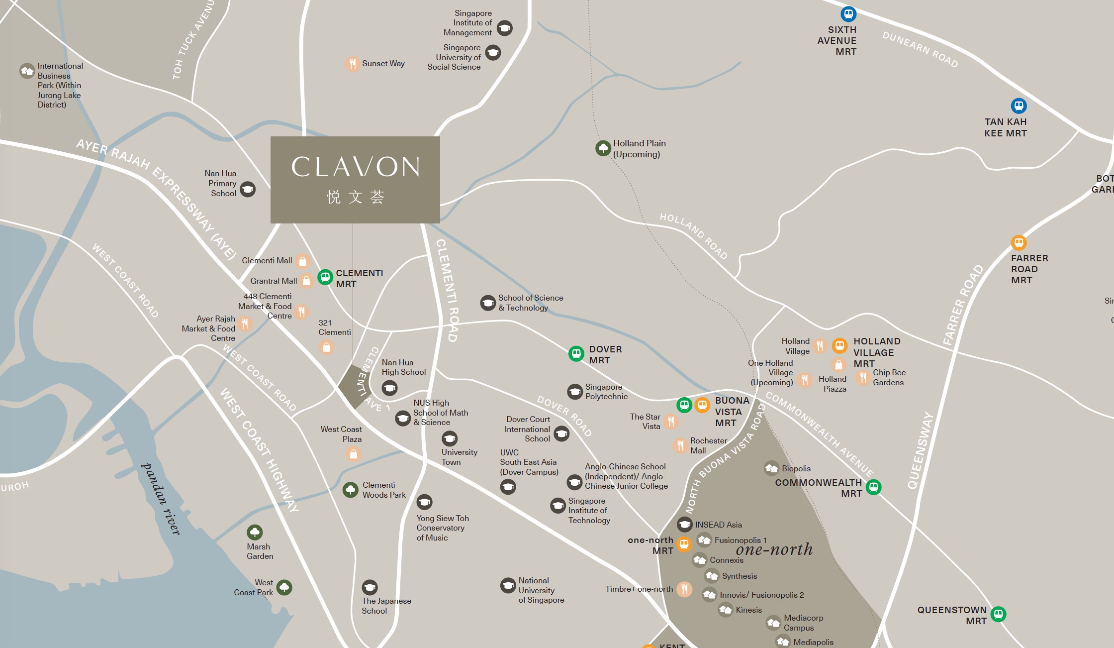 Clavon-Location Map