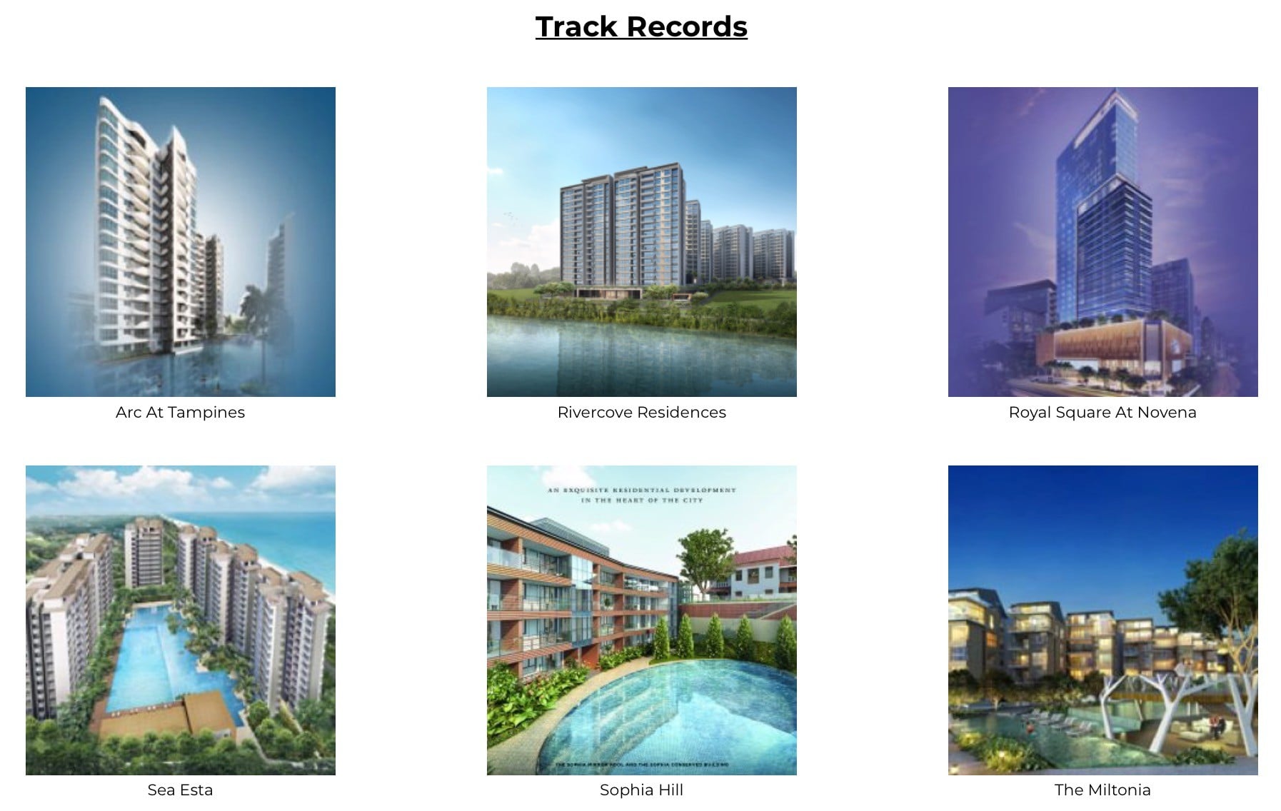 Ki Residences-developer track records