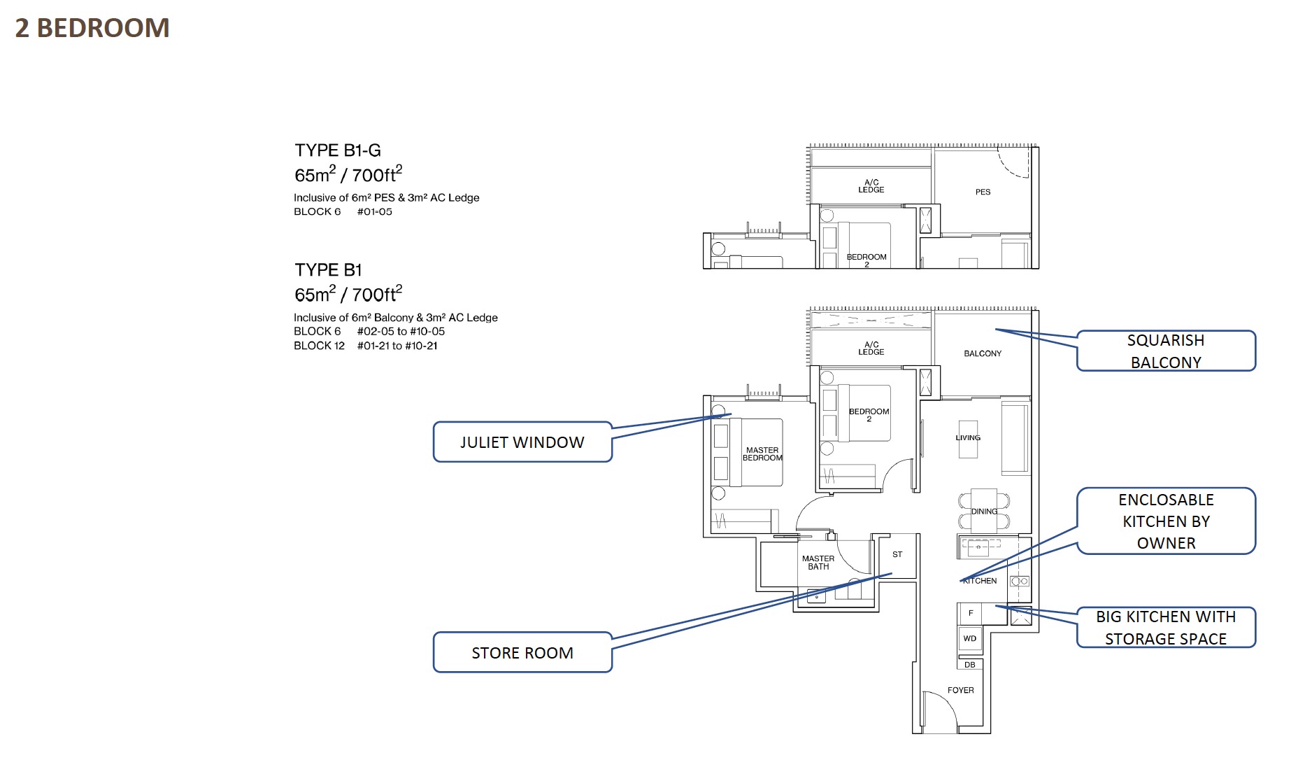 Ki-Residences-floor plan 2BR