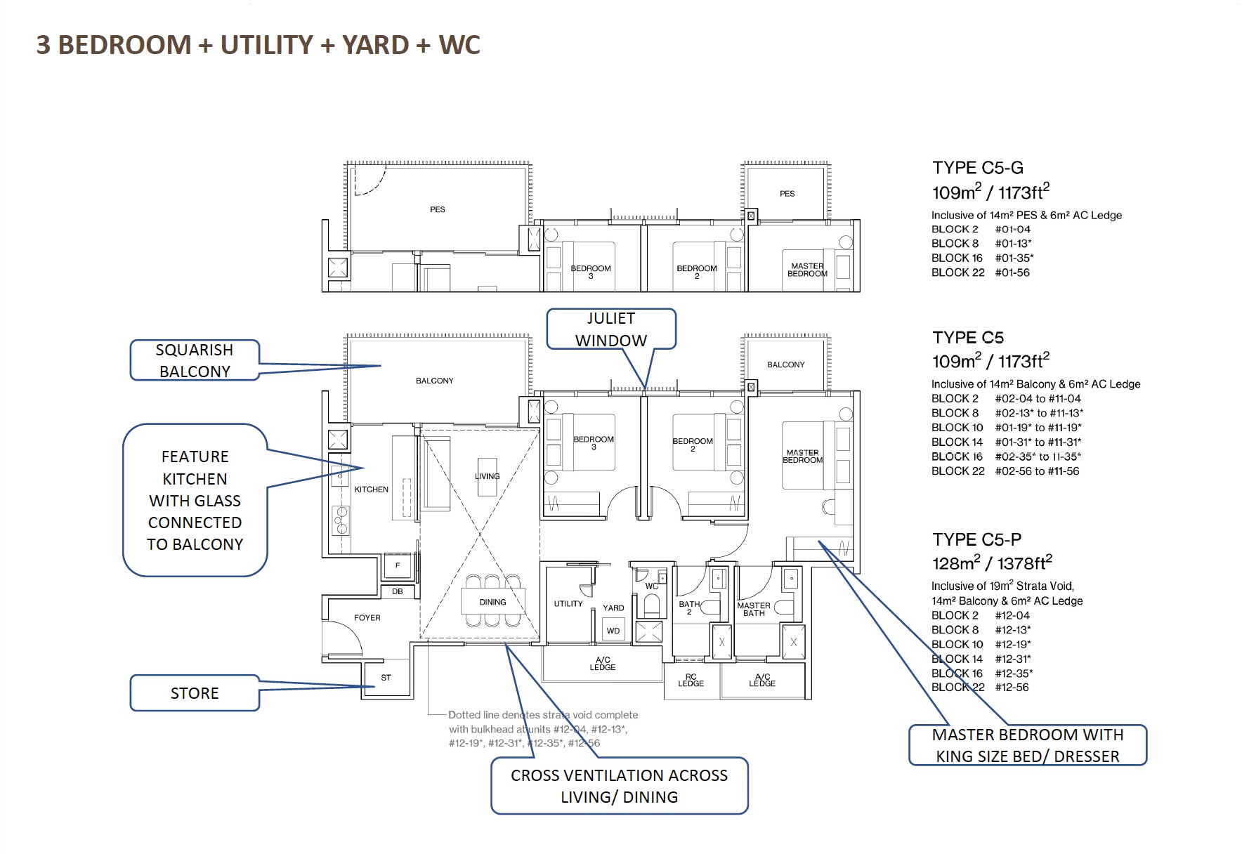 Ki-Residences-floor plan 3BR-U2