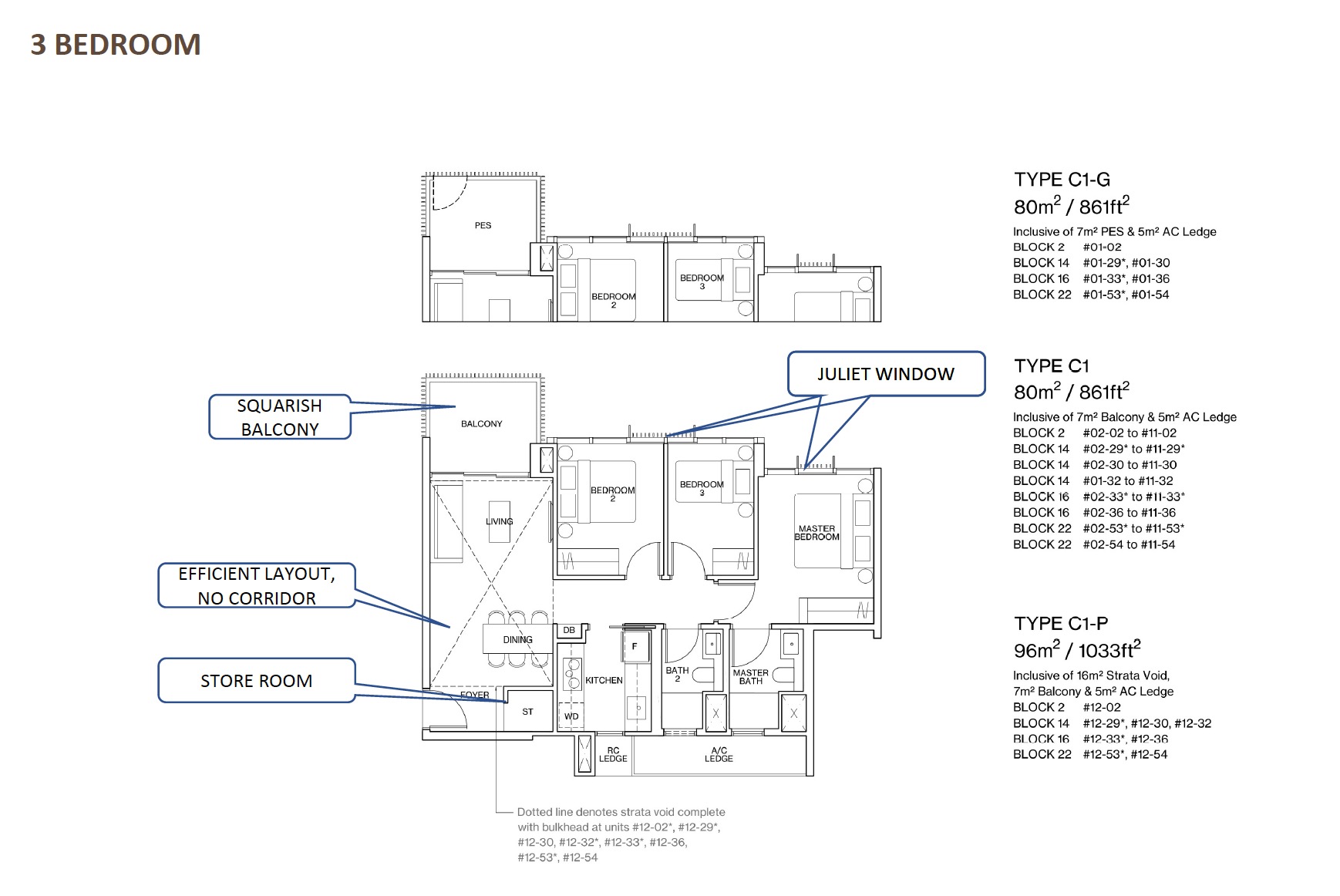 Ki-Residences-floor plan 3BR