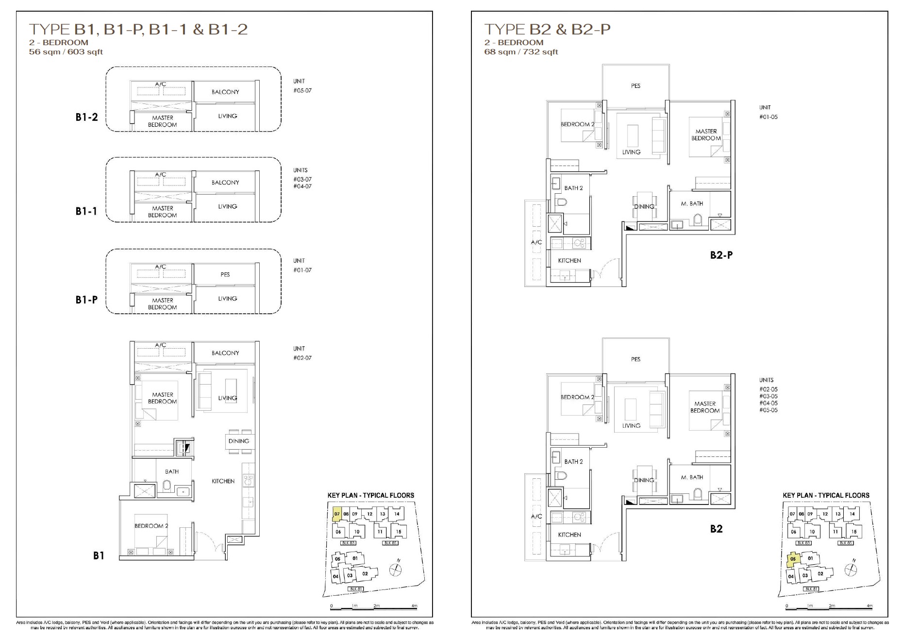 Phoenix Residences floor plan 2 Bedroom