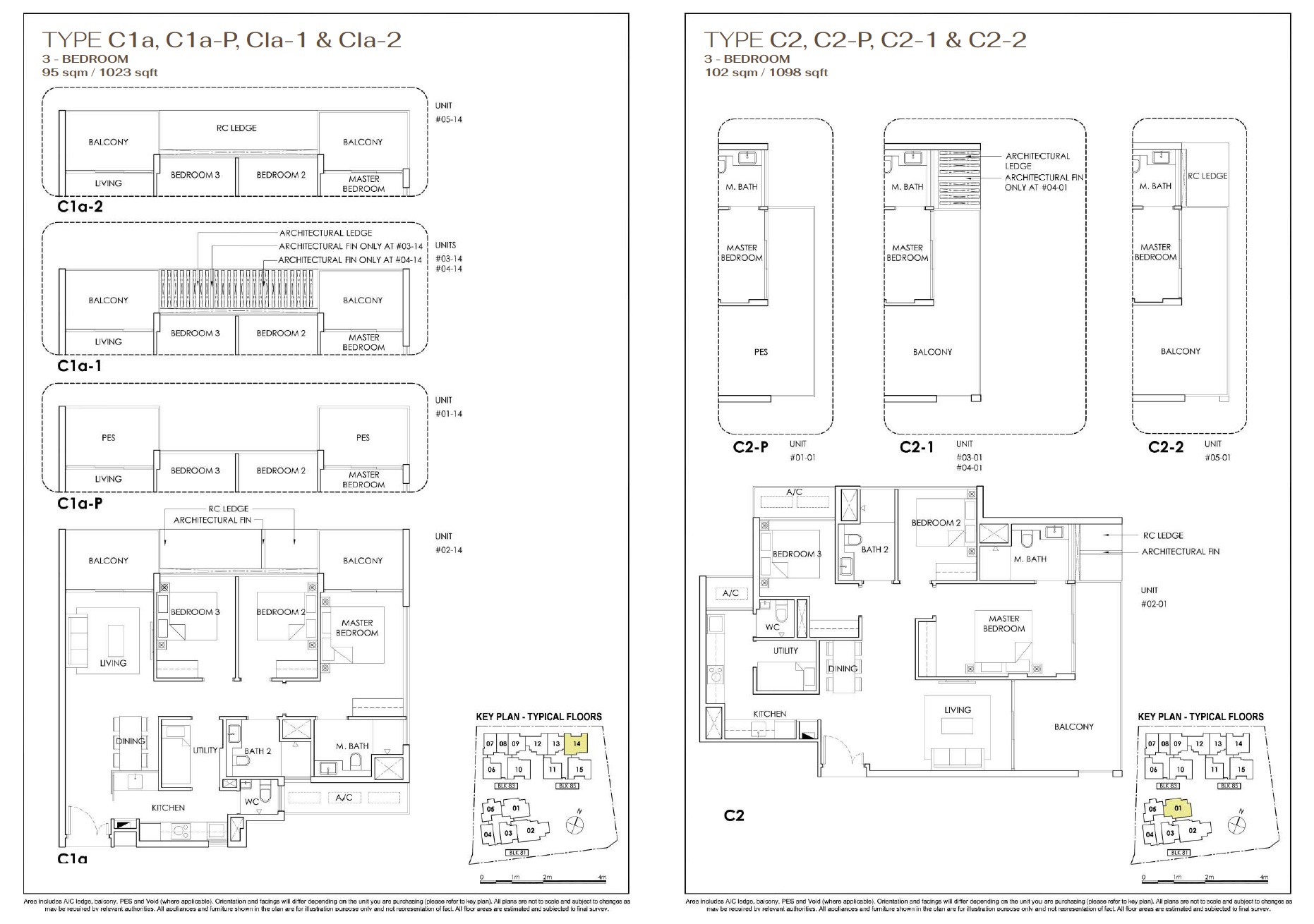 Phoenix Residences floor plan 3 Bedroom-2