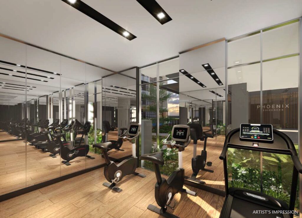 Phoenix Residences gym room