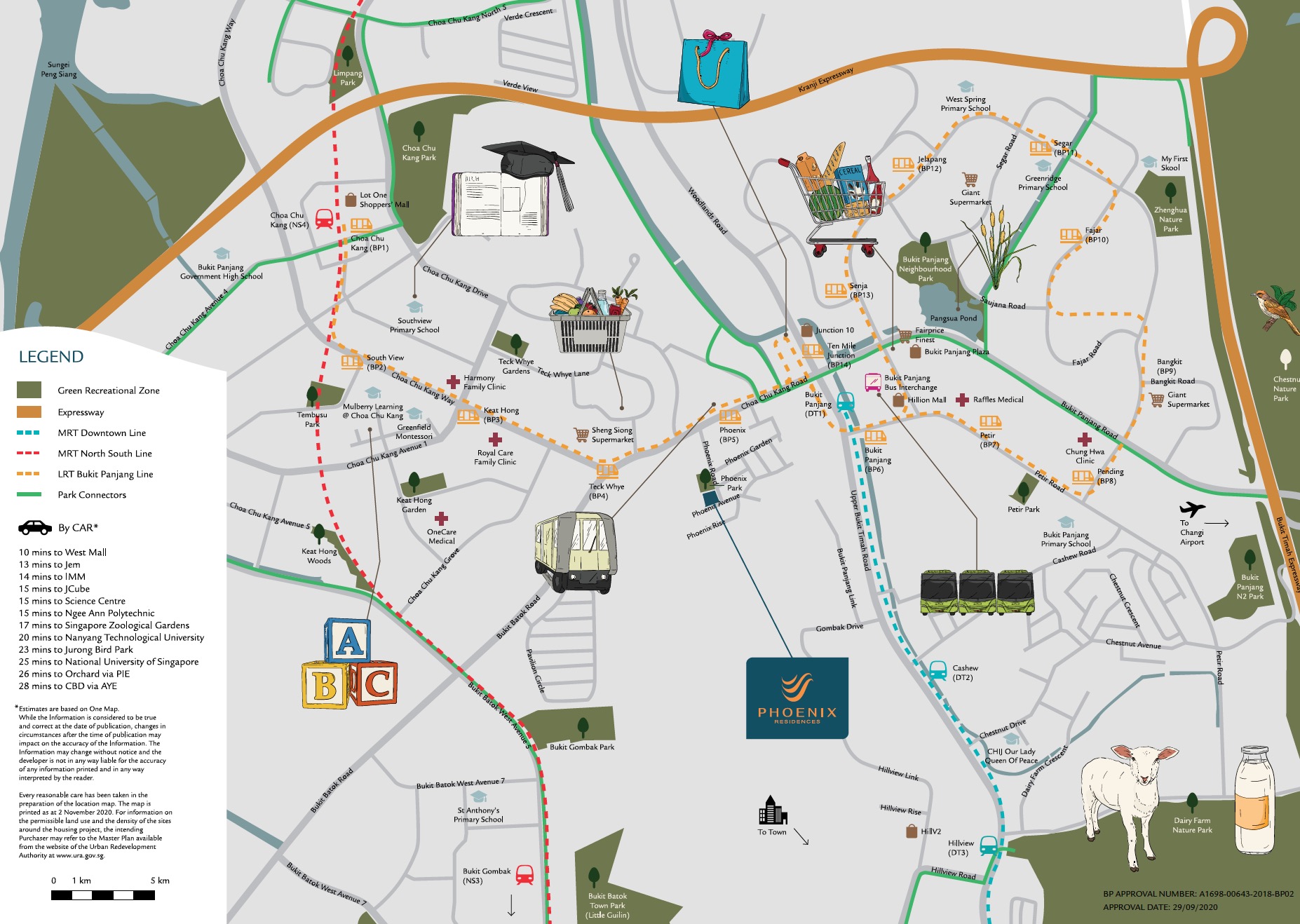 Phoenix Residences location map