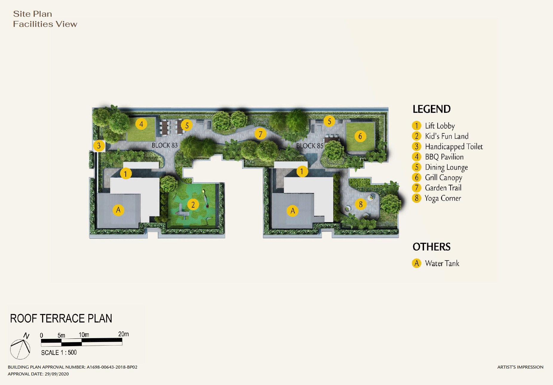 Phoenix Residences site plan facilities