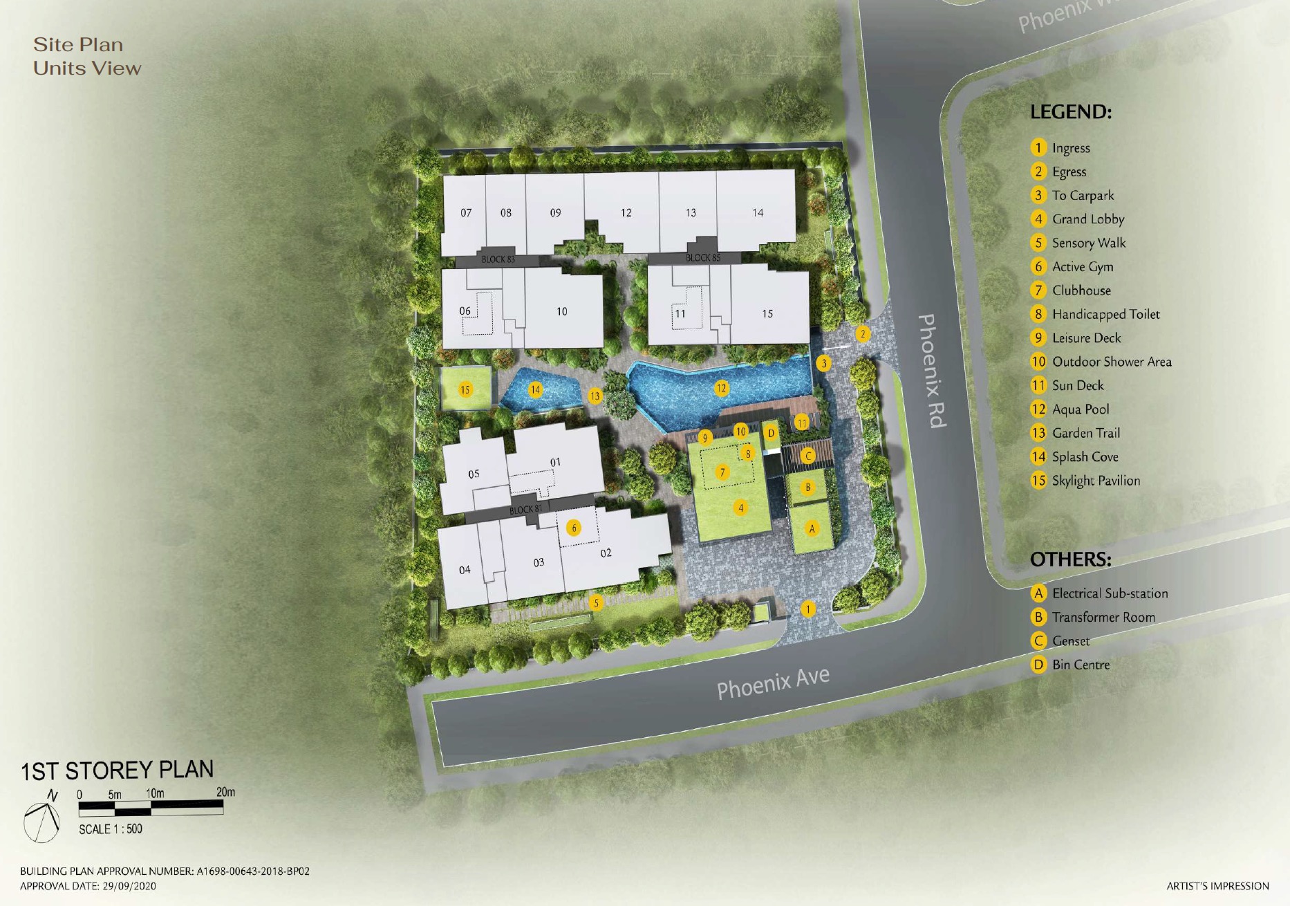 Phoenix Residences site plan