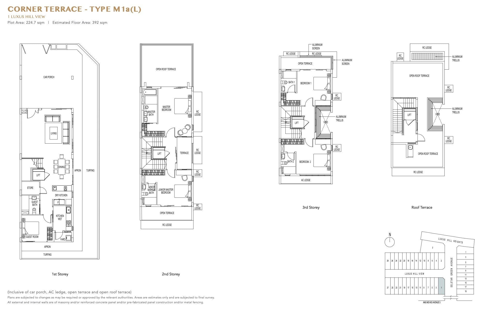 luxus-hills-contemporary - Corner Floor Plan 2