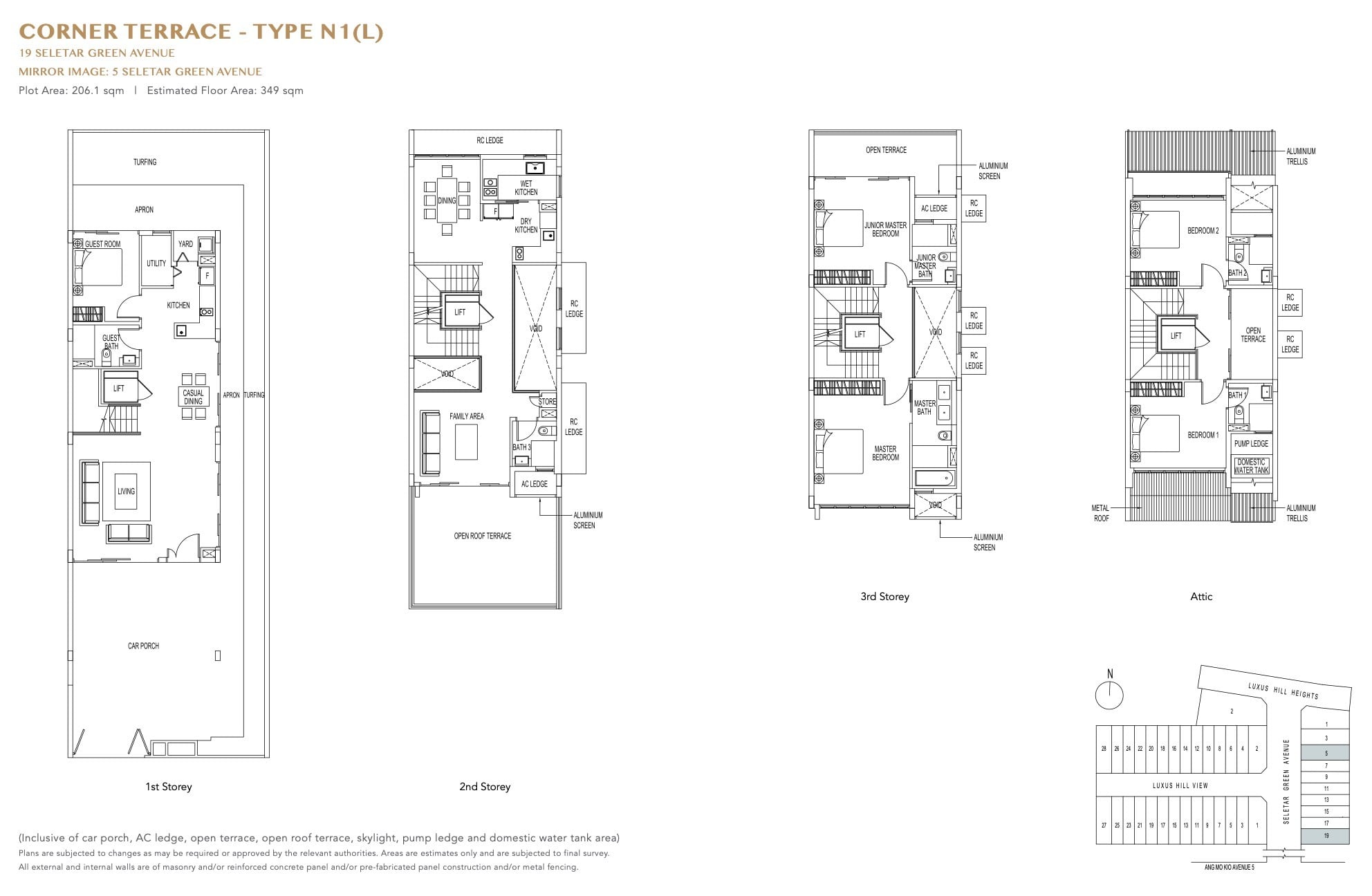 luxus-hills-contemporary - Corner Floor Plan 4