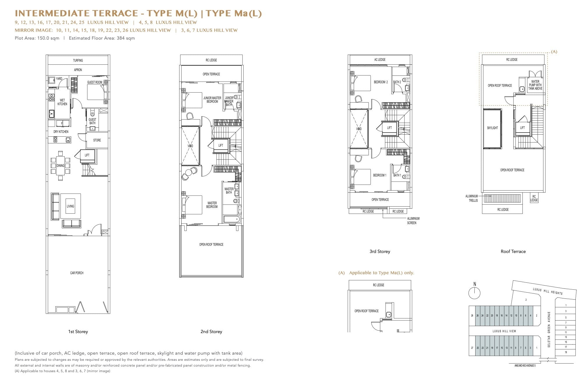 luxus-hills-contemporary - Intermediate Floor Plan