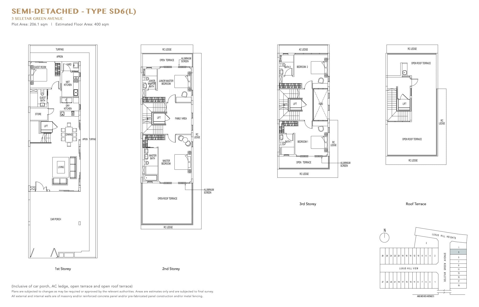 luxus-hills-contemporary - Semi D Floor Plan1