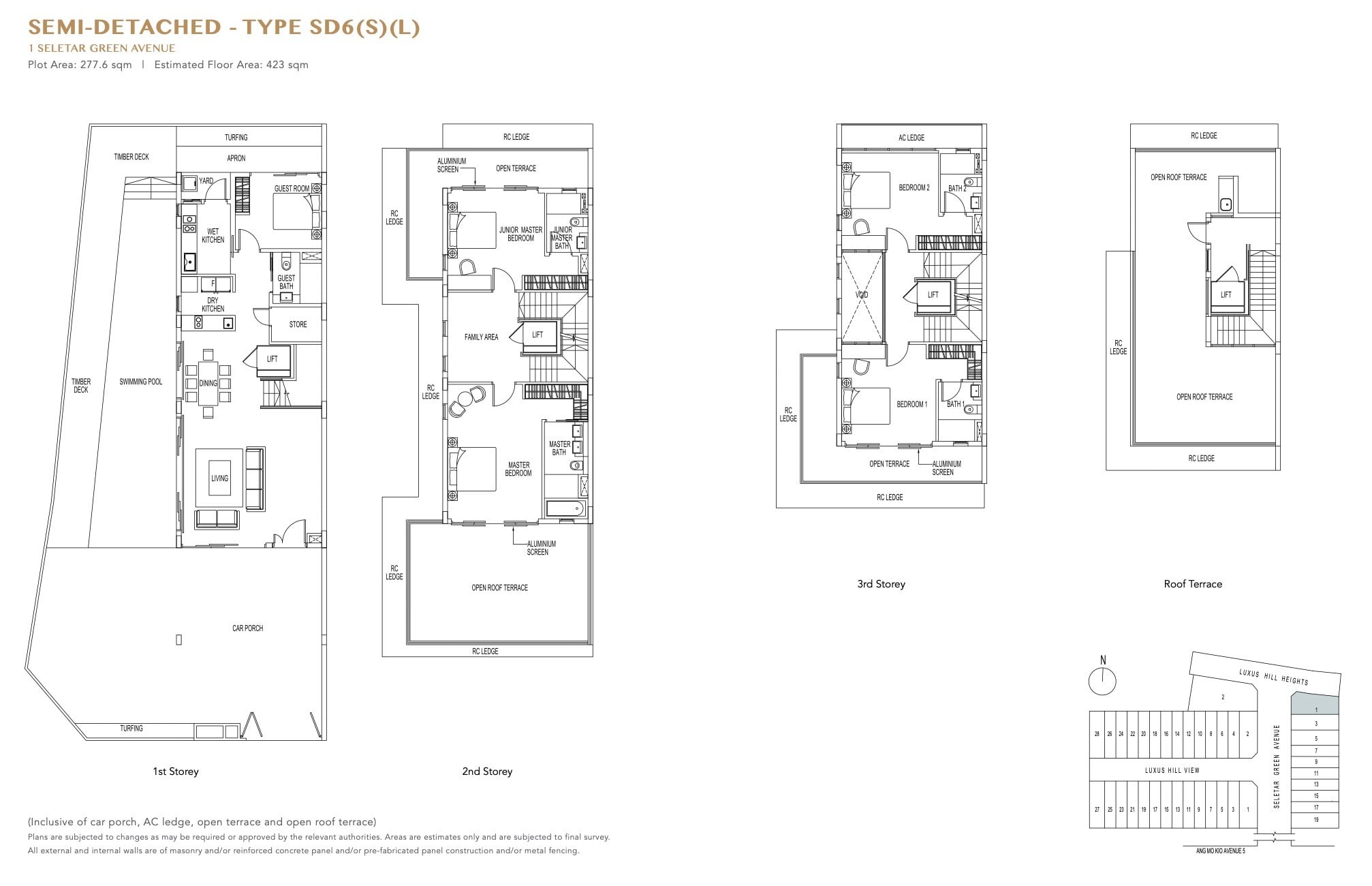 luxus-hills-contemporary - Semi D Floor Plan2