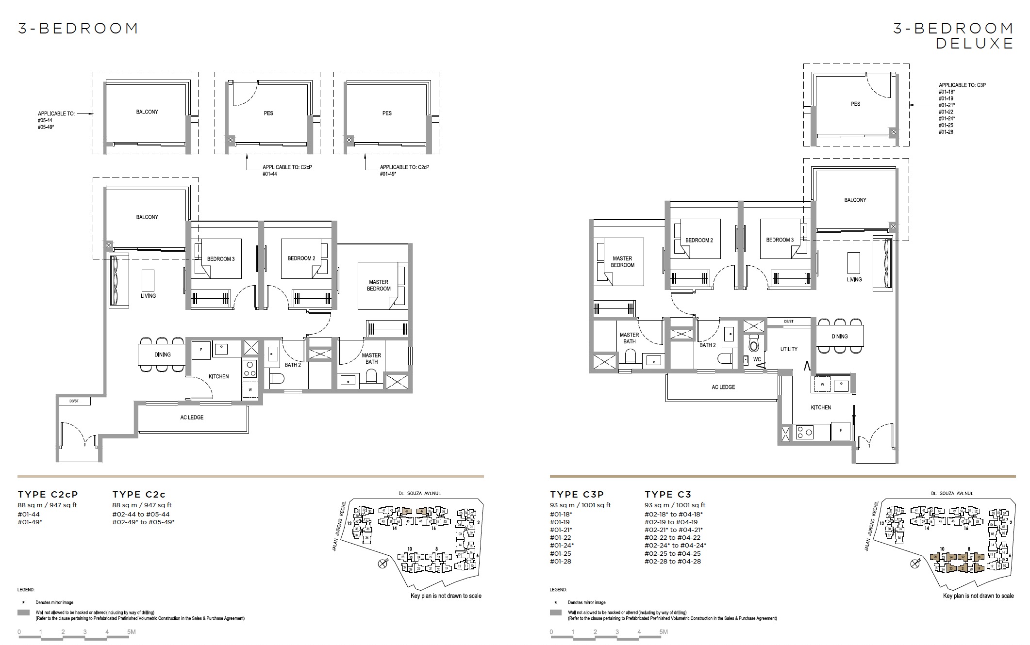 verdale-floor plan 3BR Deluxe