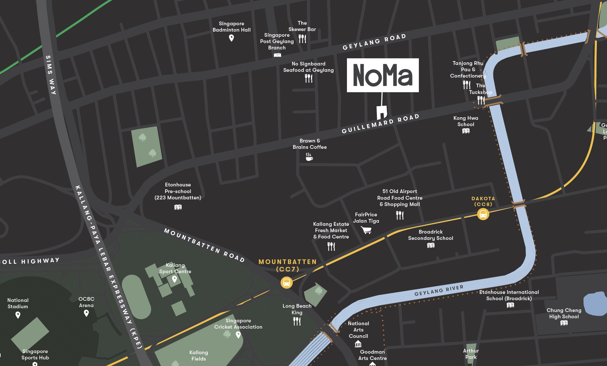 Noma-condo-guillemard-location map