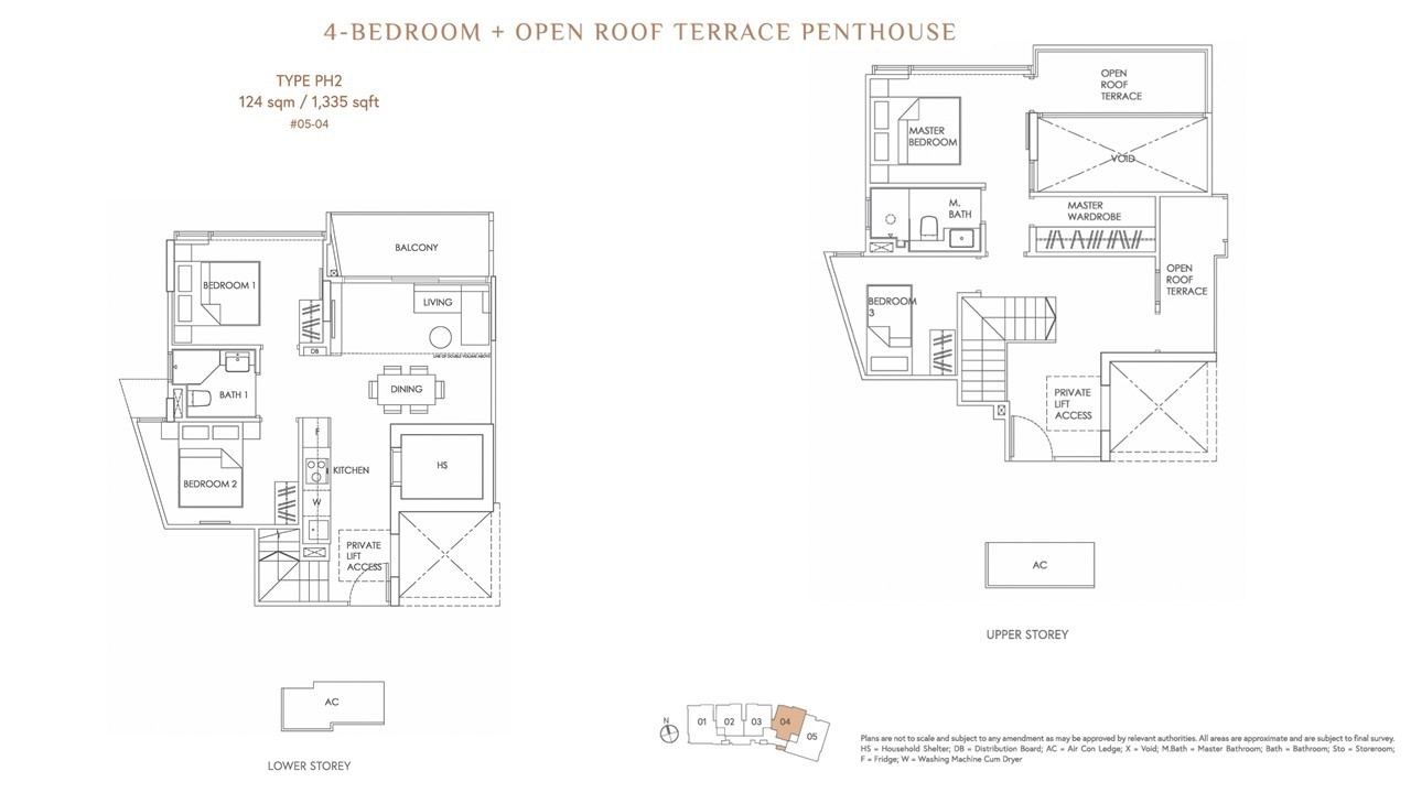 Mooi Residences floor plan 4BR PH