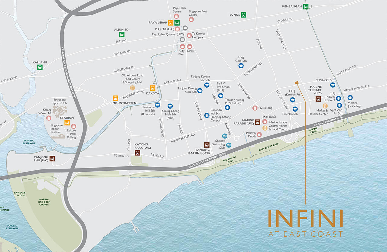 Infini-at-east-coast-location-map