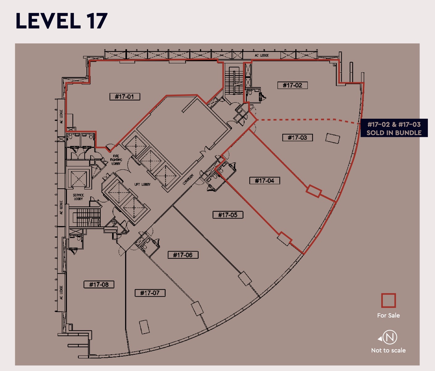 20 Cecil Street Offices Unit for Sales - level 17