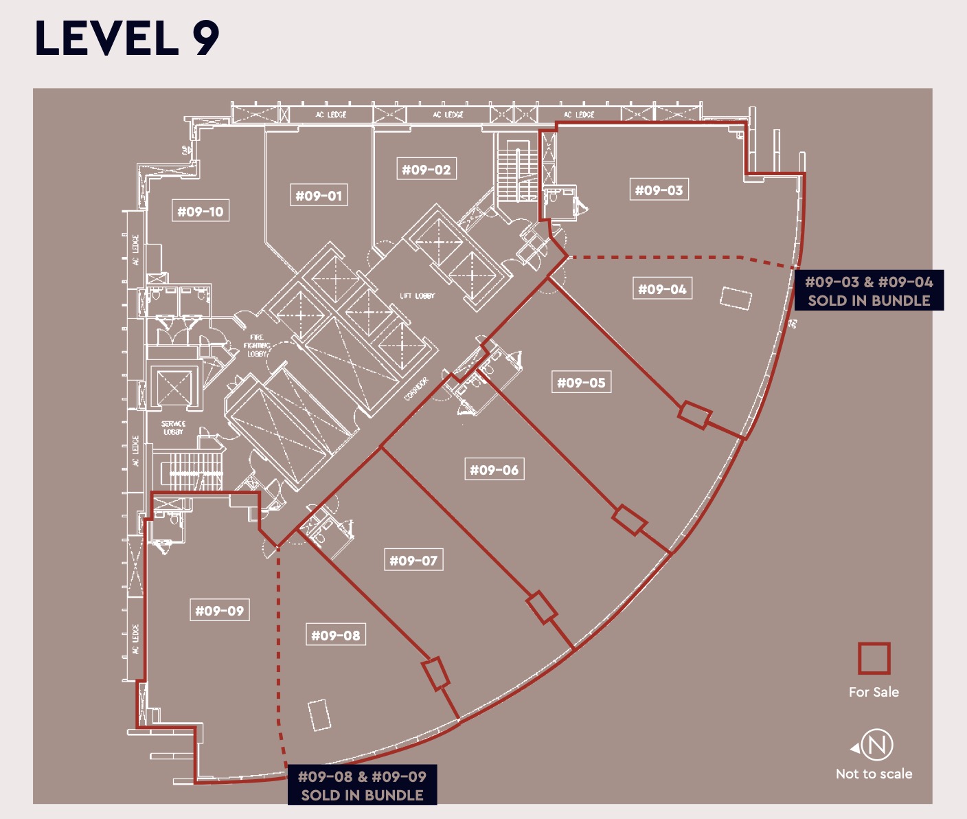 20 Cecil Street Offices Unit for Sales - level 9