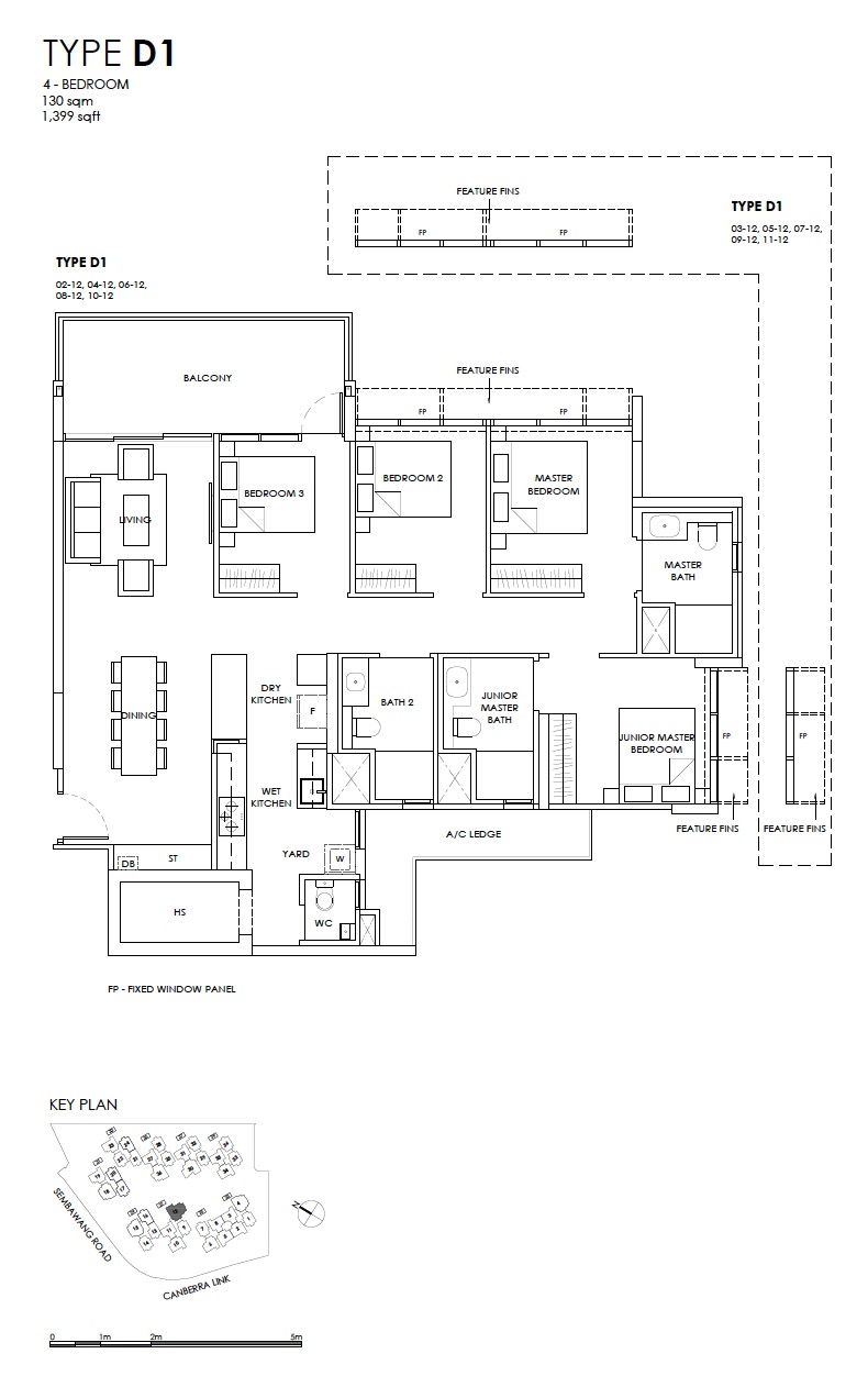 provence-EC-floor plan 3BR D1