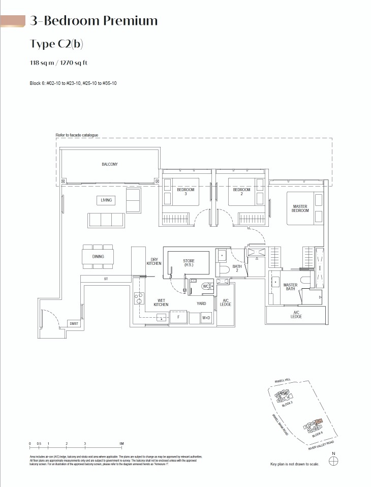 Irwell-Hill-Residences-floor plan 3BR Premium