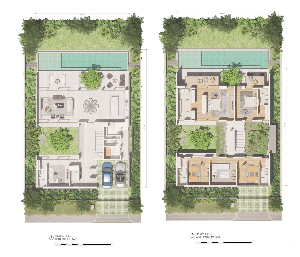 Opus Bay floor plan superior villa