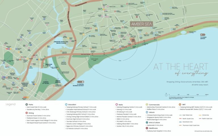 Amber Sea Condo- location map