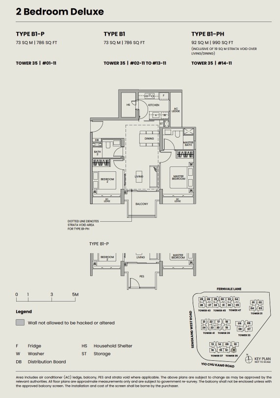 Parc Greenwich EC - floor plan 2BR Deluxe