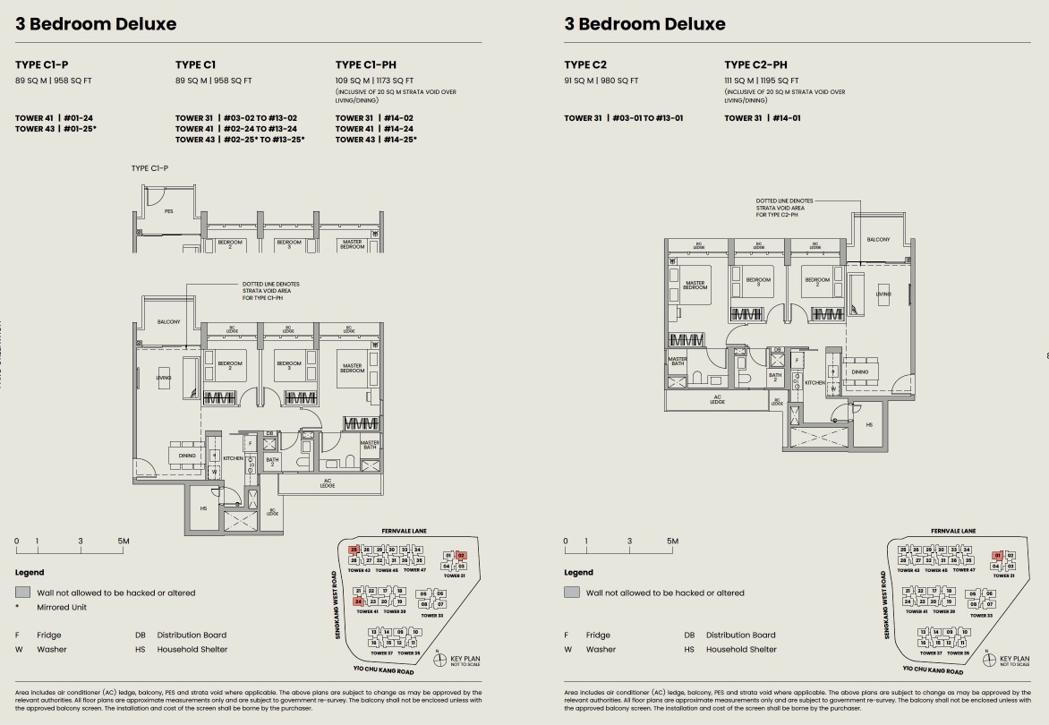 Parc Greenwich EC - floor plan 3BR Deluxe