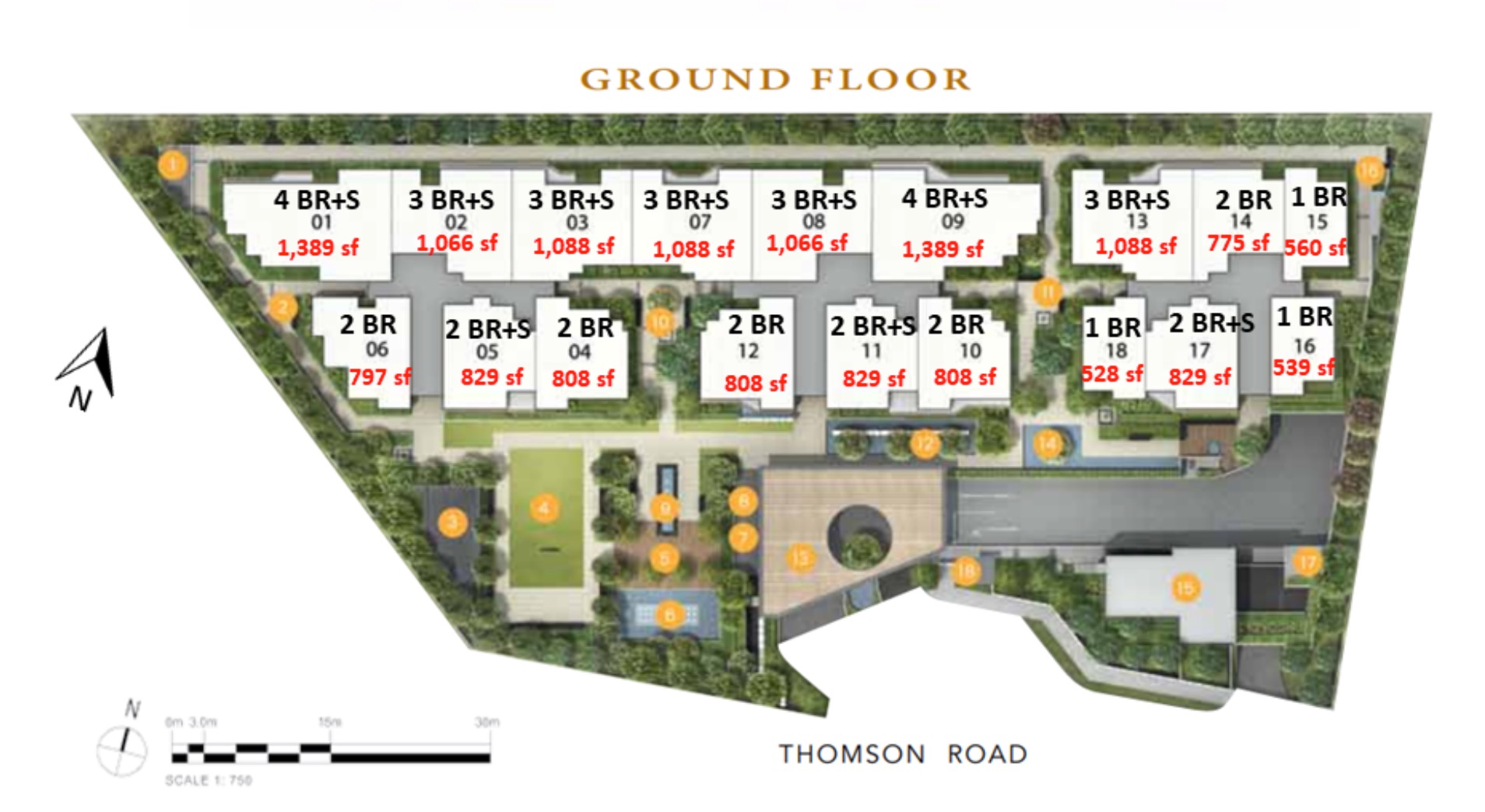 Peak Residence Tuan Sing Site Plan