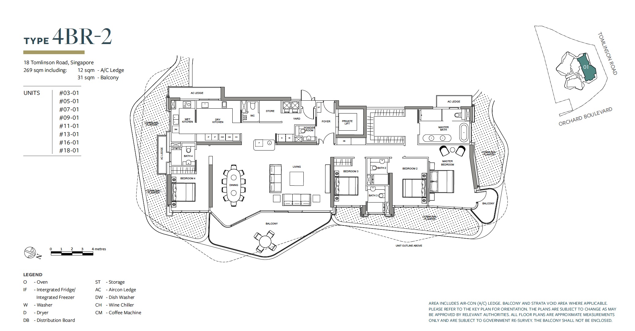 Park Nova floor plan 4BR-2