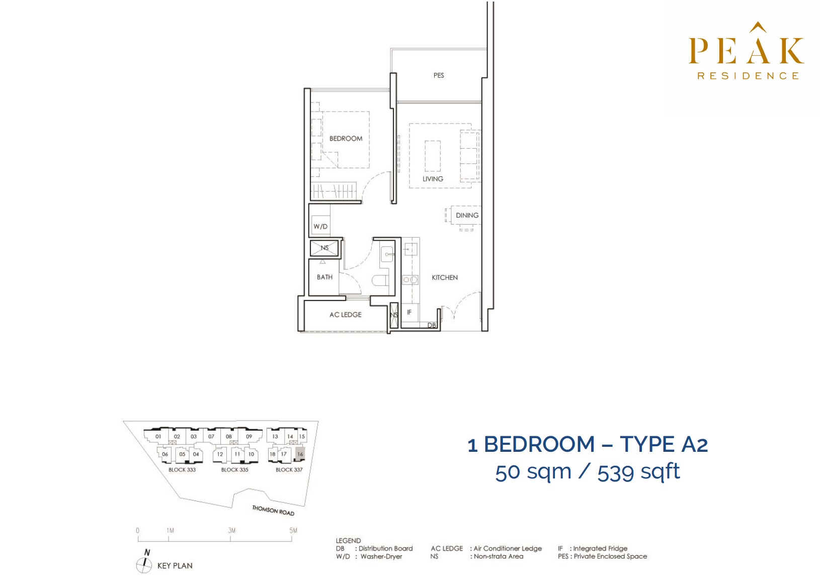 Peak-Residence-Novena-Floor-Plan-1BR-Type-A2